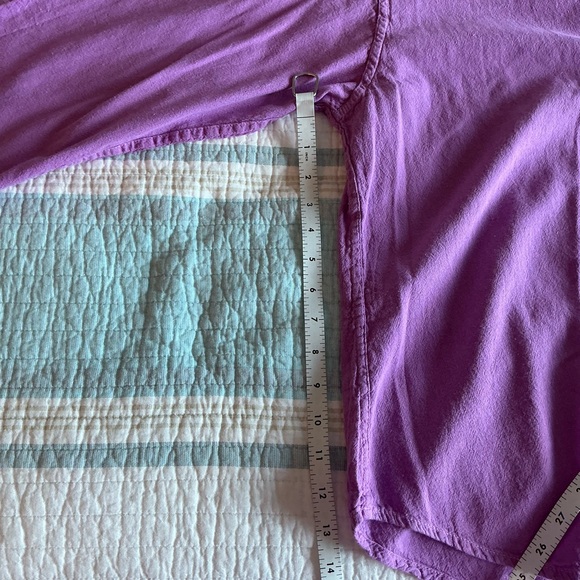 Vibrant Purple Long Sleeve Women's Tee - Picture 4 of 5